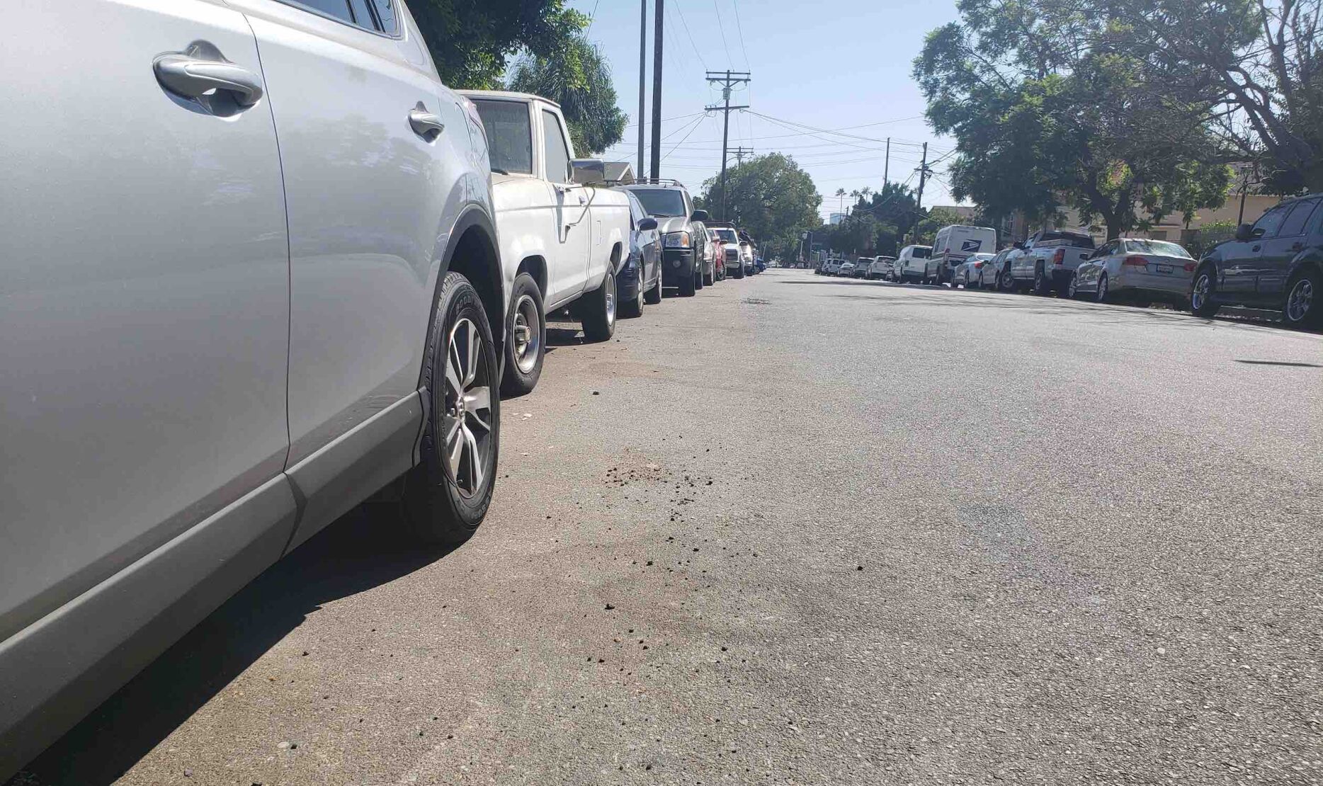 Parking on Madison Ave facing south